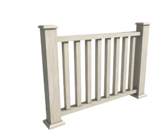 Ограждения из ДПК WOODVEX Сакура