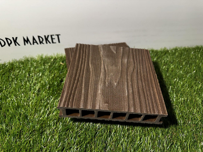 Террасная доска из ДПК Polywood Duo 3-D Бежевый  Террасная доска из ДПК Polywood Duo 3-D Бежевый