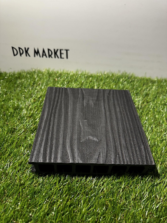 Террасная доска из ДПК Polywood Duo 3-D Серый  Террасная доска из ДПК Polywood Duo 3-D Серый