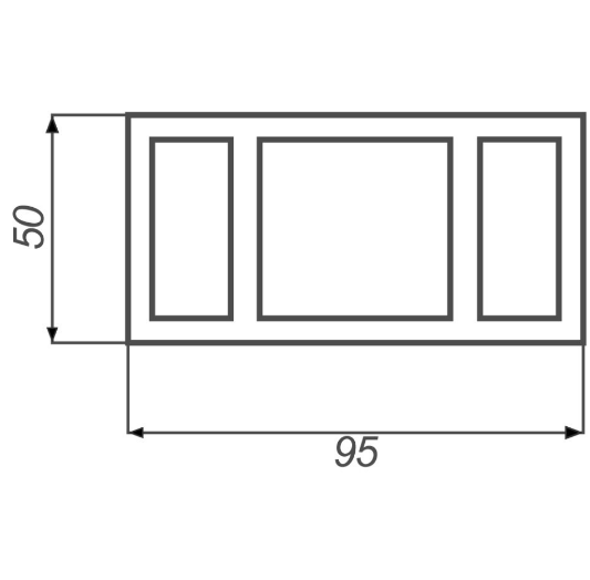 Перила нижние из ДПК Faynag Wood  Серебро